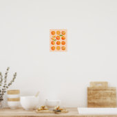 Poster L'art orange des agrumes (Cuisine)