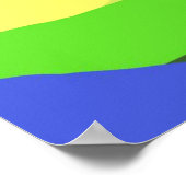 Poster L'art paysager abstrait (Coin)