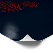 Poster L'art paysager Abstrait (Coin)