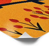 Poster L'art paysager Abstrait (Coin)