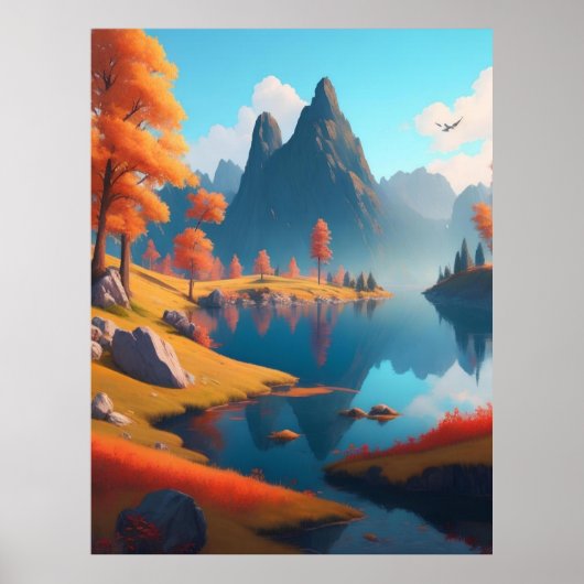 Poster L'art paysager d'automne (Devant)