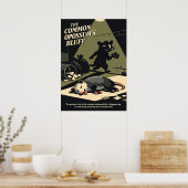 Poster L'Art Rétro du Bluff de l'Opossum (Cuisine)