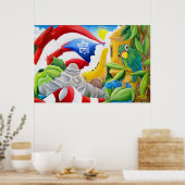 Poster L'art rican de Raices Puero (Cuisine)