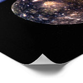 Poster L'art spatial de plusieurs lunes NASA (Coin)