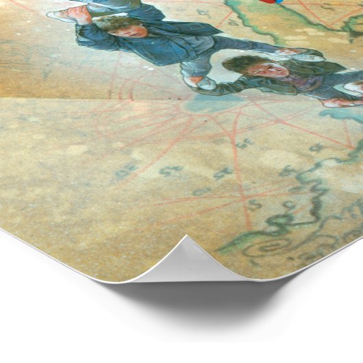 Poster L'Art Théâtral De La Grotte Des Goonies (Coin)