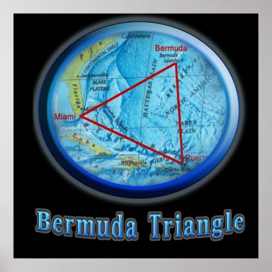 Poster L'art triangulaire des Bermudes (Devant)