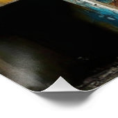 Poster L'art urbain sur l'abandon du bâtiment (Coin)