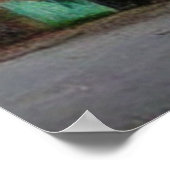 Poster L'art urbain sur l'abandon du bâtiment (Coin)