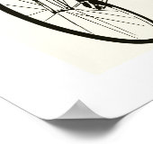 Poster L'art vectoriel rétro : la course (Coin)