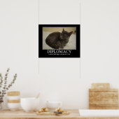 Poster L'artisanat de chats diplomatique (Cuisine)