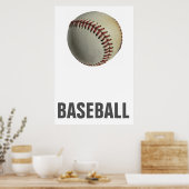 Poster L'artisanat unique du baseball (Cuisine)