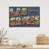Poster Las Cruces, Nouveau-Mexique - Scènes de grandes le (Cuisine)