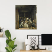 Poster Las Meninas par Diego Velazquez (Bureau à domicile)