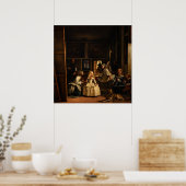 Poster Las Meninas par Diego Velazquez (Cuisine)