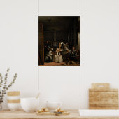 Poster Las Meninas par Velazquez (Cuisine)