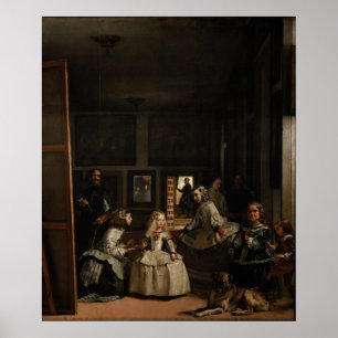 Poster Las Meninas par Velazquez