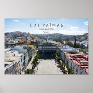 Poster Las Palmas en Espagne