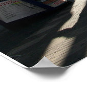 Poster Las Ramblas, Barcelone (Coin)