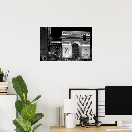 Poster Las Vegas Blvd. (Bureau à domicile)