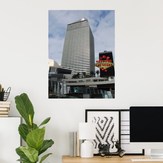 Poster Las Vegas cosmopolite (Bureau à domicile)