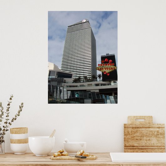Poster Las Vegas cosmopolite (Cuisine)