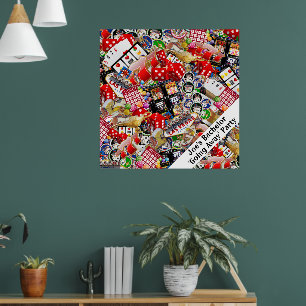 Poster Las Vegas Icons Jeux de plaisir