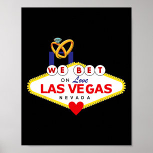 Poster Las Vegas Mariage marié Salle de mariage jumelé Do