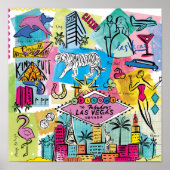 Poster Las Vegas, Nevada (Devant)