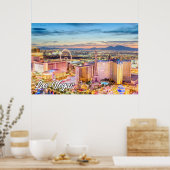 Poster Las Vegas, Nevada, États-Unis (Cuisine)