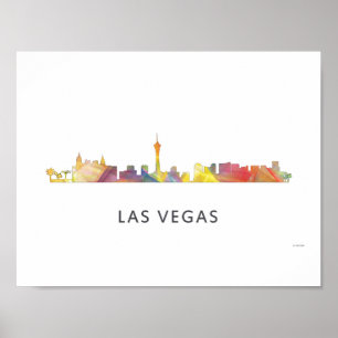 POSTER LAS VEGAS, NEVADA SKYLINE WB1 -