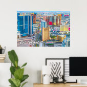 Poster Las Vegas, Nevada, USA (Bureau à domicile)