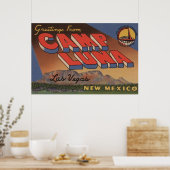 Poster Las Vegas, Nouveau-Mexique - Camp Luna (Cuisine)