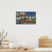 Poster Las Vegas, Nouveau-Mexique - Scènes de grandes let (Cuisine)