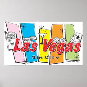 Poster Las Vegas Sin City