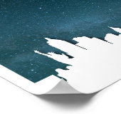 Poster Las Vegas skyline de nuit, Las Vegas, Nevada (Coin)