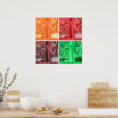 Poster Las Vegas Slots Pop Art (Cuisine)