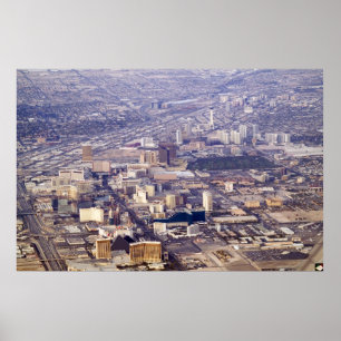 Poster Las Vegas Strip Aerial 2007 Photo