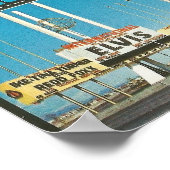 Poster Las Vegas Strip, années 1960 (Coin)