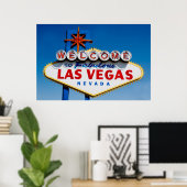 Poster Las Vegas vintage (Bureau à domicile)