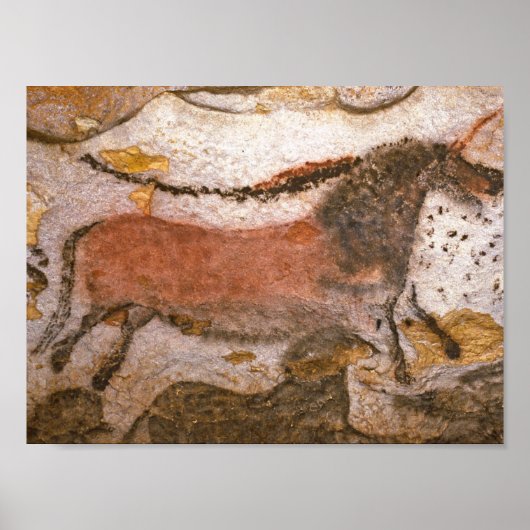 Poster Lascaux Cave painting (Devant)