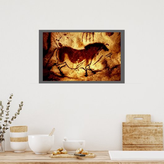 Poster Lascaux Horse (Cuisine)