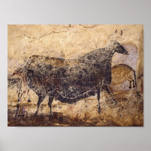 Poster Lascaux Peinture de la grotte (Devant)