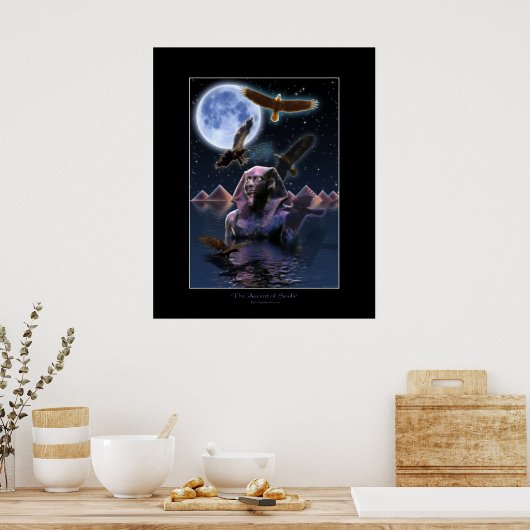 POSTER L'ASCENDEMENT DE L'AFFICHE D'ART SOULS (Cuisine)