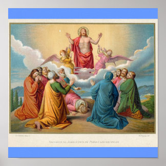 Poster L'ascension de Jésus 1879