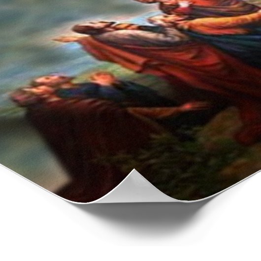 Poster L'Ascension du Seigneur Image Dévotionnelle. (Coin)