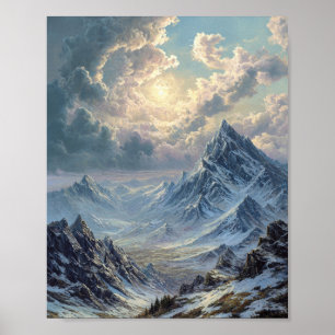 Poster L'Ascension Éternelle : Radiance Divine sur l'Into