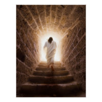 L'Ascension - Jésus Marchant Dans La Lumière