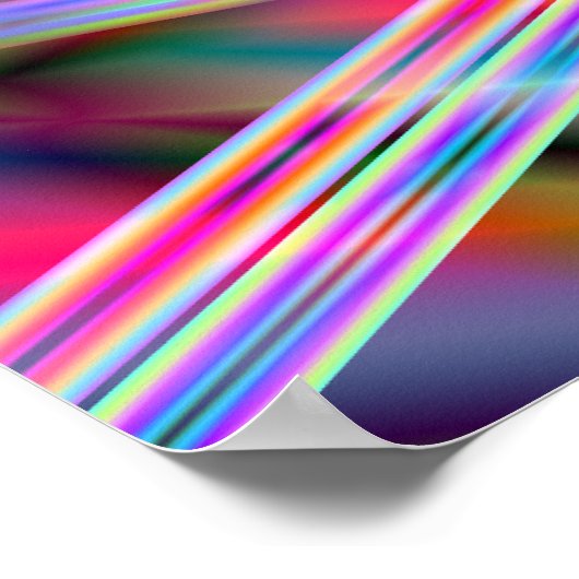 Poster lasers doux art abstrait (Coin)