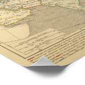 Poster L'Asie, l'an 1220 ap JC (Coin)