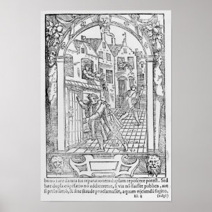 Poster L'assainissement au Moyen Age